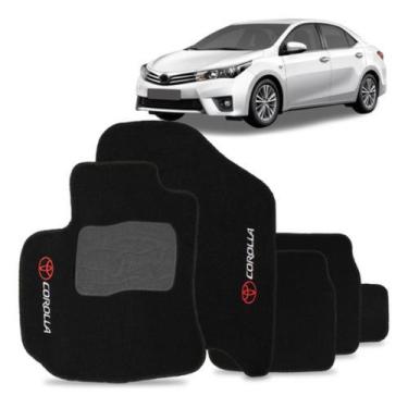 Imagem de Jogo de Tapete Carpete Corolla 2014 a 2019 5pçs Automotivo Reforço PVC