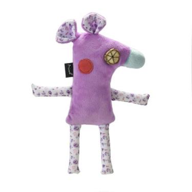 Imagem de Brinquedo de Pelúcia Para Gatos Ratinha Dama Lavanda Mimo - PP237