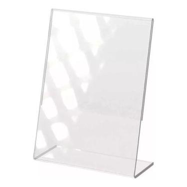 Imagem de Display mesa toten acrílico A6 L 10x15 placa pix 2 un - Insumilponto