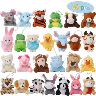 Imagem de Conjunto de brinquedos de pelúcia Juegoal Mini Animal 26 unidades para