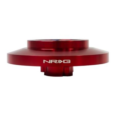 Imagem de NRG Innovations Cubo curto para volante estilo corrida, eixo de direção de alumínio bloqueável, unidade adaptadora de liberação rápida com padrão de parafuso de 6 x 70 mm, compatível com BMW 91-06