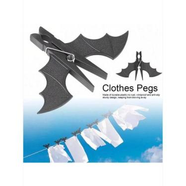 Imagem de Pregadores De Plástico À Prova De Vento Para Roupas, 2 Peças, Clips Mu