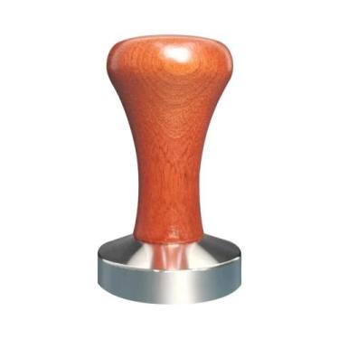 Imagem de Prensa De Café Com Cabo De Madeira 51mm 53mm 58mm, Tamper De Alumínio 