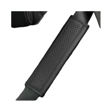 Imagem de Capa De Ombro Para Cinto De Segurança De Carro Em Couro PU Com Relevo,