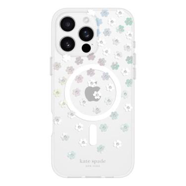 Imagem de Capa Kate Spade New York para iPhone 16 Pro Max - Compatível com MagSafe - Flores dispersas