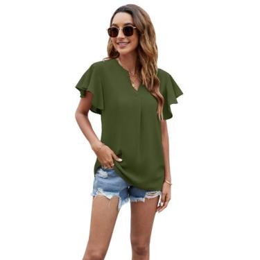 Imagem de Camiseta de manga curta modal e algodão: estilo casual feminino - Ligh