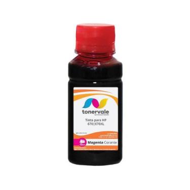 Imagem de Tinta Tankfull Para Cartucho HP 122 CZ115AB 670 Magenta Corante - Impr