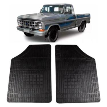 Imagem de Tapete De Borracha Cabine Ford F1000 2 Peças - Carfloor