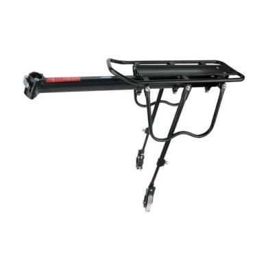 Imagem de Generic Suporte traseiro para bicicleta, acessórios para bagageiro, montagem simples e profissional, resistente com refletor para viagens de bicicleta, liga, Style B