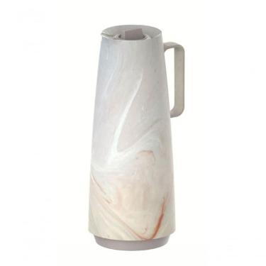 Imagem de Bule Térmico Tramontina Exata Marmorizado Creme 1 Litro