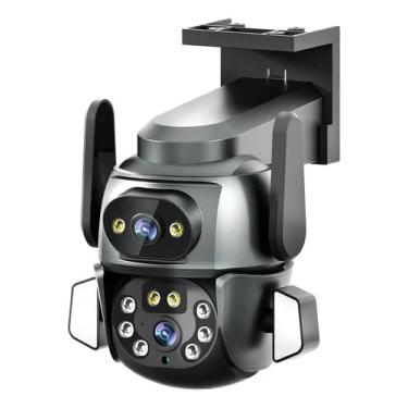 Imagem de Camera Segurança Visao Noturna Colorida Dupla Wifi 3D com Led | Sensor de Movimento Externa Interna com Luz | Monitoramento Vigilancia | Deteccao de Movimento