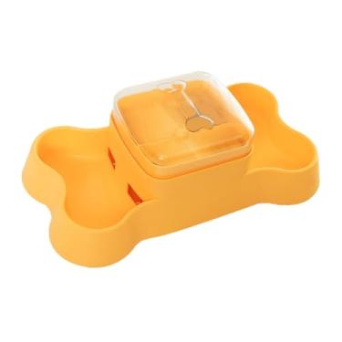 Imagem de Fenteer Distribuidor de petiscos para cães de estimação, tigela para gatos, alimentador lento para vazamentos, brinquedo interativo para cães de raças