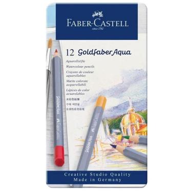 Imagem de Lápis de cor 12 cores aquarelável Faber-Castell