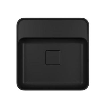 Imagem de Cuba De Apoio Deca Quadrada Com Mesa 40Cm Ebano Fosco