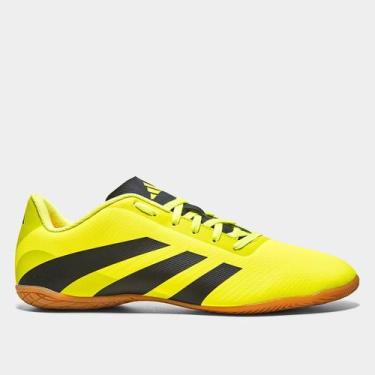 Imagem de Chuteira Futsal Adidas Predator Artilheira 24 Unissex, Amarelo, Preto,
