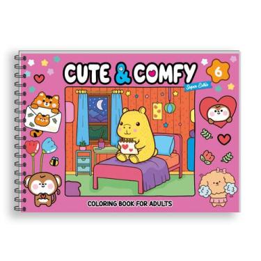 Imagem de Livro - Cute & Comfy Super Extra - Livro de Colorir Adulto - Capa Dura