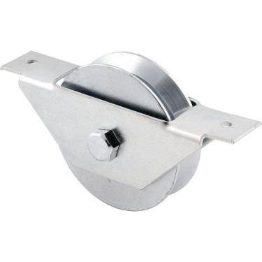 Imagem de Roldana Portão 3 Tipo V Em Aço Zincado Caixa Aberta Vonder