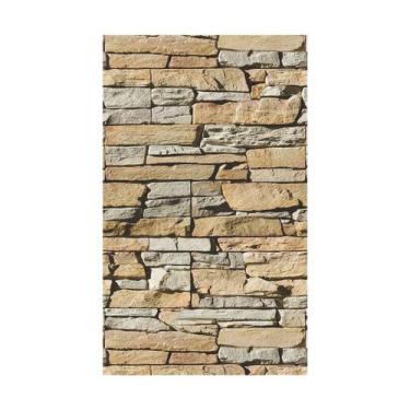 Imagem de Papel de Parede Decorativo Pedras - Adesivo Autocolante - Cromo Sign