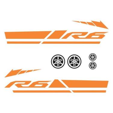 Imagem de Adesivo Protetor Tank Pad Yamaha YZF R6 2017 a 2018 - Cromo Sign