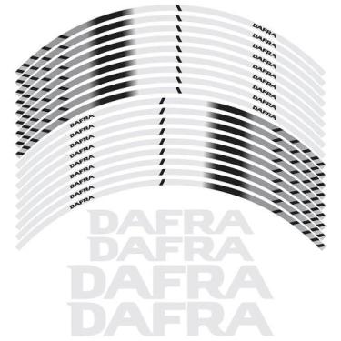 Imagem de Friso Adesivo Refletivo Dafra - Alta Durabilidade e Proteção - Cromo S