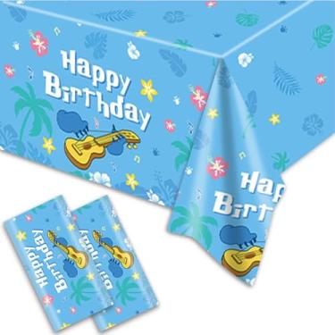 Imagem de rabofly 2 peças de toalha de mesa de aniversário de desenho animado para toalha de mesa de desenho animado, decoração de festa de aniversário de chá de bebê