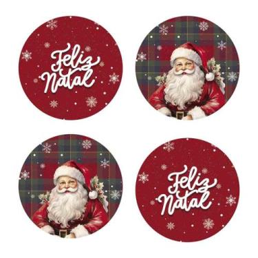 Imagem de Kit Enfeite de Natal 4 Pcs - Noel/feliz Natal - Niazi, Único