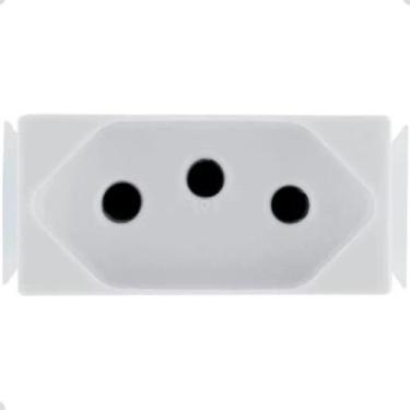 Imagem de Módulo Tomada Branca 2 Polos 20a 250v Legrand