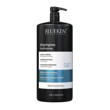 Imagem de Shampoo Purificante Blueken 2,5L - Hidratação e Brilho Intenso