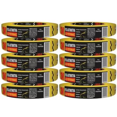 Imagem de Kit 10 Fita Crepe Automotiva de ALTA Performance 16MM X 50M