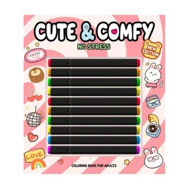 Imagem de CUTE & COMFY NEW EDITION - NO tensão - LIVRO DE COLORIR ADULTO