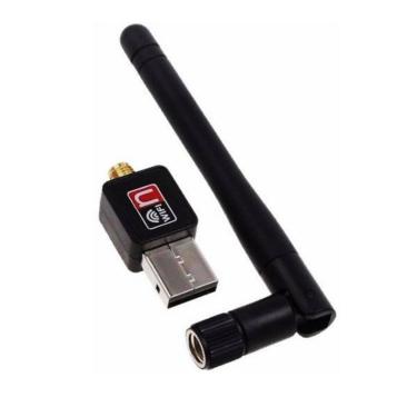 Imagem de Adaptador de Rede USB 2.0 Sem Fio c/ Antena de 6dBi Wifi/WLAN - 600 Mbps