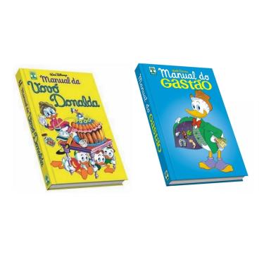 Imagem de Kit Manual da Vovó Donalda &amp; Manual do Gastão Walt Disney Edição de Colecionador Editora Abril Capa Dura