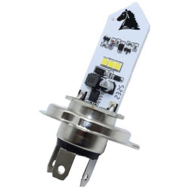 Imagem de Lampada Led Farol Moto H4 6500K Super Branca Forte Stallion