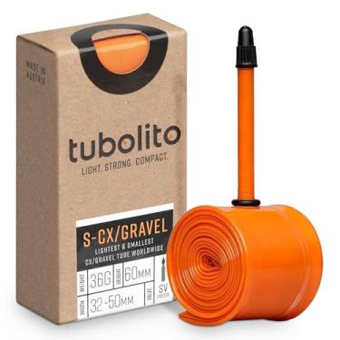 Imagem de Tubolito Câmara De Ar S-Tubo Cx/Gravel-All Tpu 700C X 30-47 Mm, Válvula Presta 42 Mm/60 Câmaras Bicicleta Mais Leves Do Mundo, Projetadas Especificamente Para Sistemas Freio A Disco (700 32-47 60 Mm