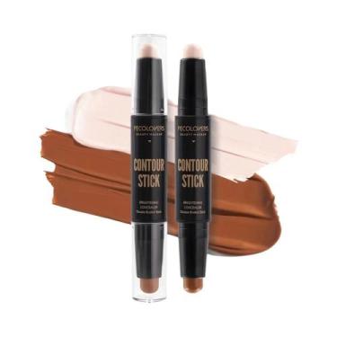 Imagem de Corretivo Facial Feminino: Contorno, Bronzer e Base Cremosa para Maqui