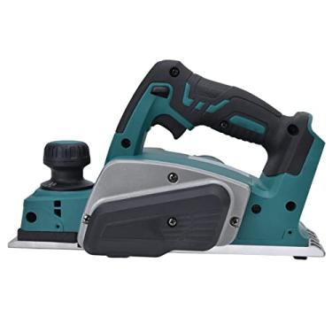 Imagem de AUNMAS Plaina Elétrica, Plaina Elétrica Portátil de Lítio, Profundidade Ajustável, Punho Confortável, Bateria de 21 V, Ideal para Projetos de Marcenaria e Bricolage