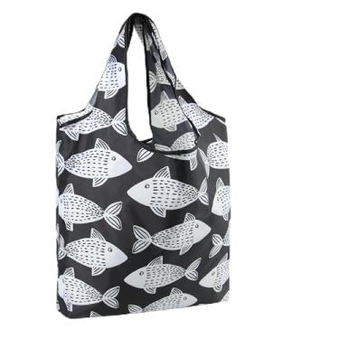 Imagem de Sacos de supermercado reutilizáveis de poliéster dobrável, sacolas de compras reutilizáveis extra grandes de 23 kg, resistentes e laváveis na máquina, reutilizáveis para mantimentos