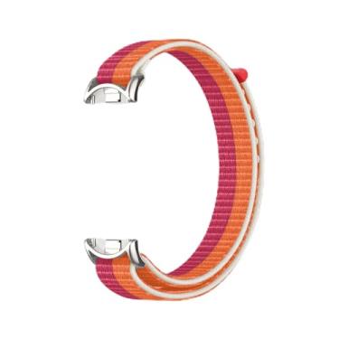 Imagem de Pulseira esportiva de nylon para mulheres e homens, pulseira de substituição para Xiaomi Mi Band 10/9/8 (Peônia, para Xiaomi Mi Band 8/9/10)