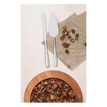 Imagem de Jogo Para Torta Tramontina Amazonas Em Aço Inox 2 Peças