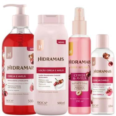 Imagem de Kit Cereja E Avelã Completo + Loção Creme 500ml Hidramais