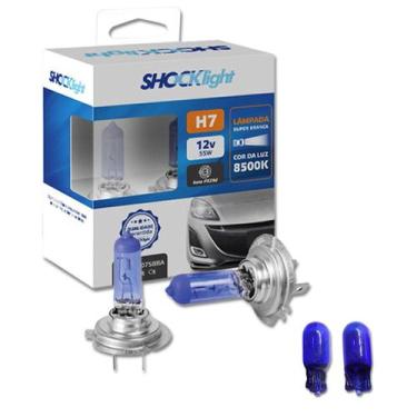 Imagem de Lâmpadas Super brancas Farol Baixo Volvo V40 2000-2004 H7 8500k - Shoc