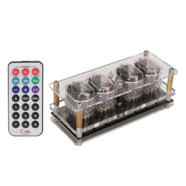 Imagem de Relógio de tubo Nixie Aoutecen Nixie Tube Clock Função de temporizador