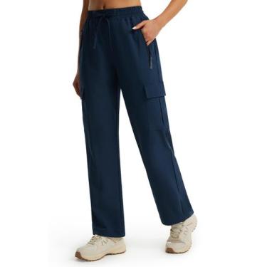 Imagem de Calças de caminhada Libin Lightweight Cargo Quick Dry para mulheres