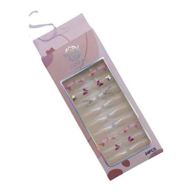 Imagem de Kit Unhas Postiças Delicadas Borboletas - Royal, 24