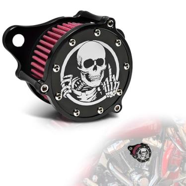 Imagem de KAMIYONG Kit de limpeza de filtro de ar Sportster para Harley Sportster Iron 883 Dark Custom XL883 XL1200 XL1200L XL1200X Forty Eight 2004-2020 CNC Billet Alumínio Motocicleta Entrada de Purificador