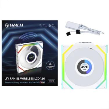 Imagem de Cooler Lian Li Gamer Uni Fan Sl Wireless Lcd 120 ARGB Branco