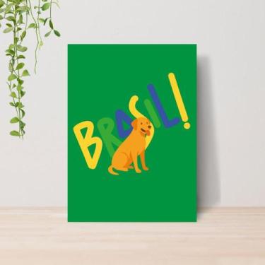 Imagem de Quadro Decorativo Brasil Brasilidades A4  Placa MDF 009 - Lomi Art