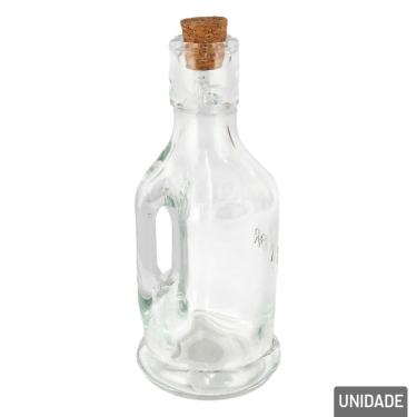 Imagem de Galheteiro de Vidro 200ml com Tampa de Rolha - Tudo em Caixa
