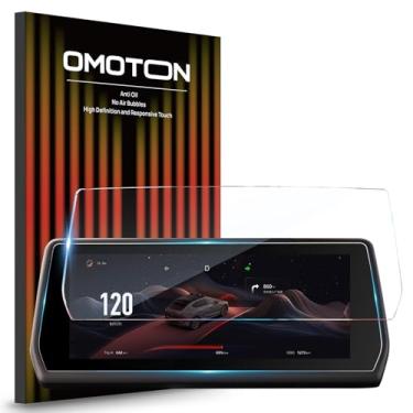 Imagem de OMOTON Protetor de tela para Toyota GR Supra 2020-2025, acessórios para tela sensível ao toque GR Supra 2020-2025, vidro temperado de dureza 9H, resistente a arranhões HD transparente, antiarranhões