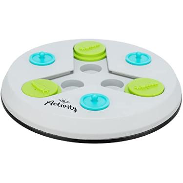 Imagem de TRIXIE Slide de atividade de coelho e tabuleiro divertido, jogo de estratégia, brinquedo interativo, quebra-cabeça de animais pequenos, estimulação mental